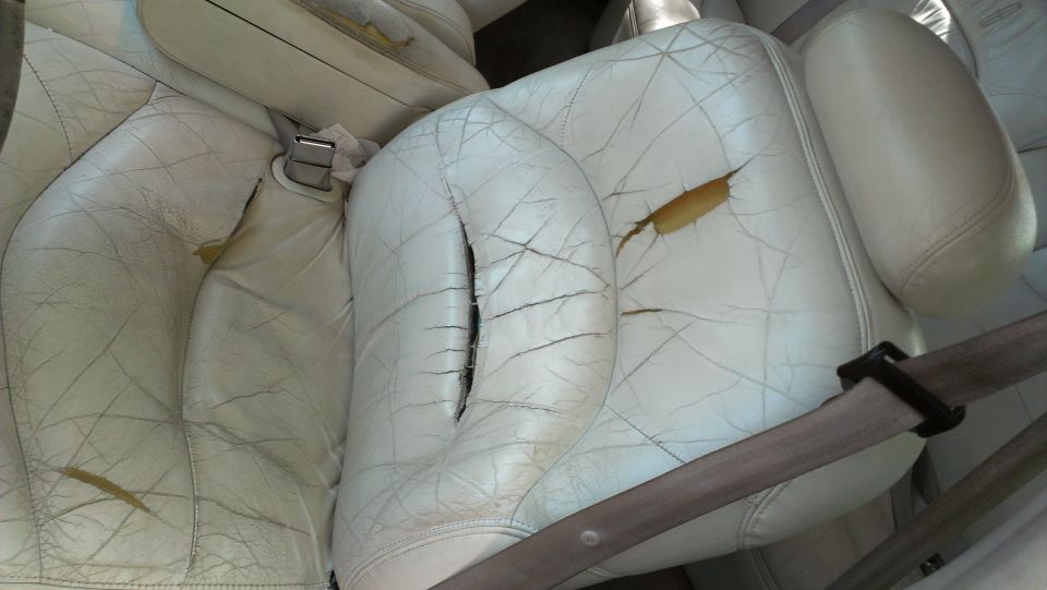 Destroyed Front seats