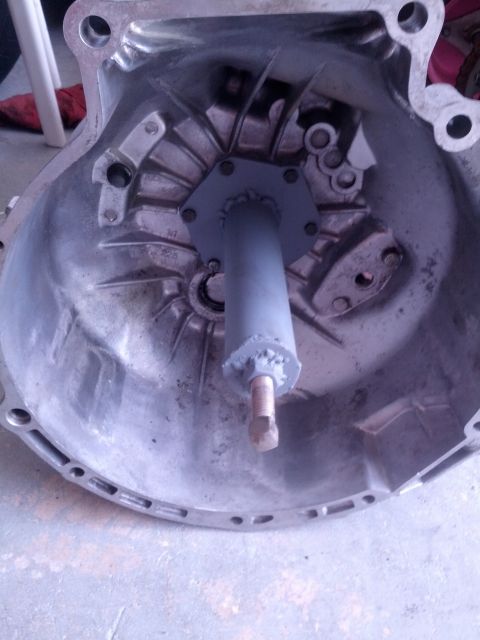 1989 BMW 3 Series - Close-up of a transmission bell housing, likely a part from a vehicle.