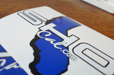 1993 Ford Taurus - Decal the SHO logo superimposed over a blue outline of California, with .com text visible.