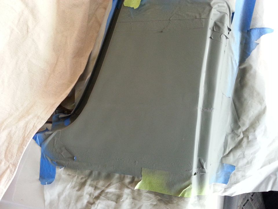 one final prime before painting. I used the self ething primer.