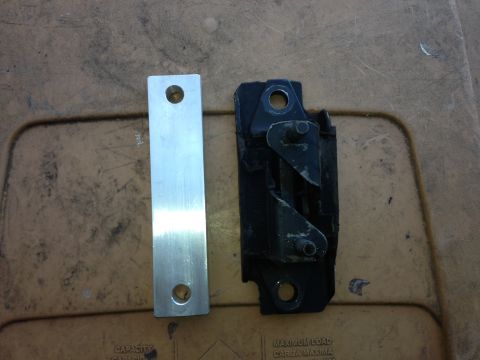 1981 Ford LTD - I put a level line on the engine before taking out the AOD shell I had bolted to the trans. The TKO uses the same bolt pattern for the moun…
