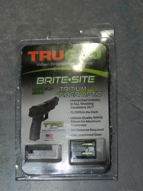 1996 Ford Bronco - TRUGLO BRITE-SITE handgun sight features tritium and fiber optic for visibility in all conditions and requires no batteries.