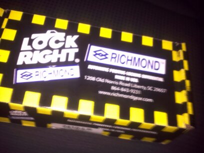 1995 Ford Bronco - Box for Lock Right and Richmond differential parts, made in USA, with contact information.