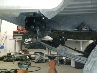 1995 Ford Bronco - Undercarriage view of a suspension part, possibly from a Ford Bronco.