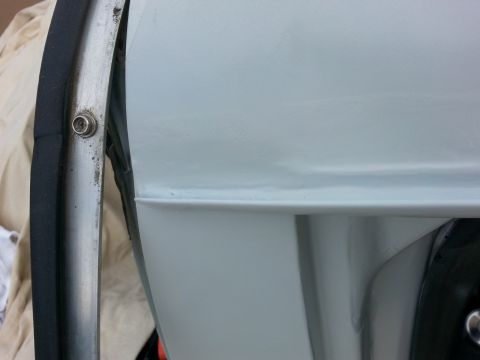 1992 Ford Bronco - Rain gutter finished.