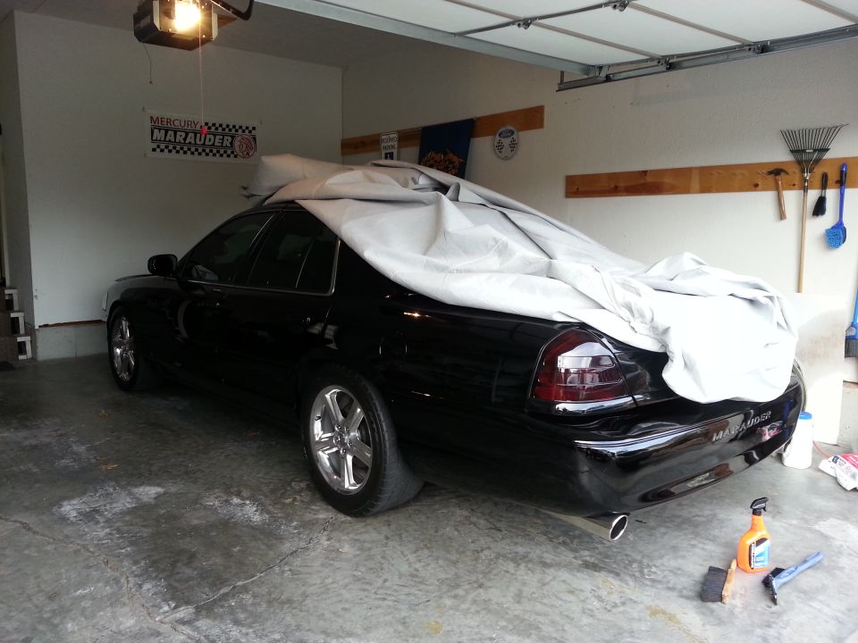 Winter garage hibernation.