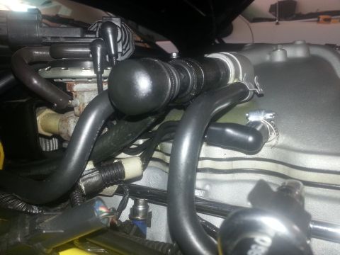 2003 Mercury Marauder - Oil weeping from intake on passenger side.