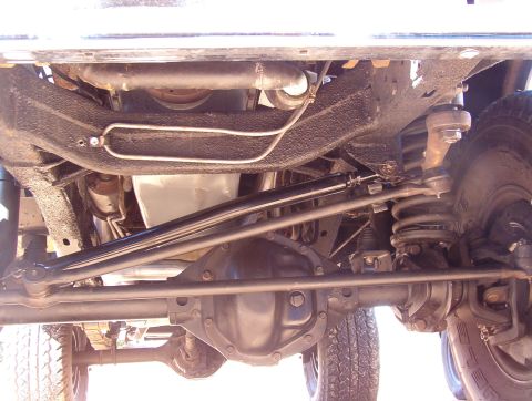 1975 Ford Bronco - There's some noticeable bumpsteer with the stock pitman arm being unaligned to the track bar. It's actually worse than it appears from this…