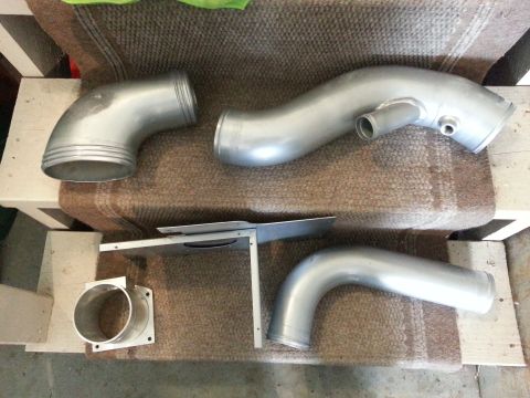 2003 Mercury Marauder - Pipes removed for powedercoating.