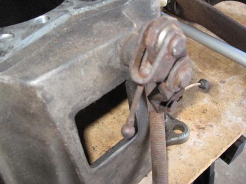 1966 Ford Falcon - A close-up view of a mechanical part, possibly from an engine or transmission.
