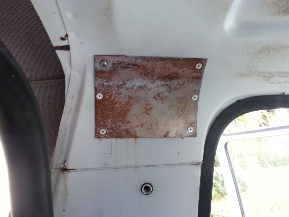 about to open the drivers side..this one had rivets in it and one screw...can't wait to how the inside looks.