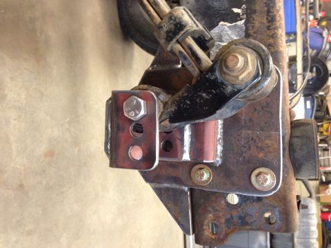 1993 Ford Bronco - Rear hanger and shackle