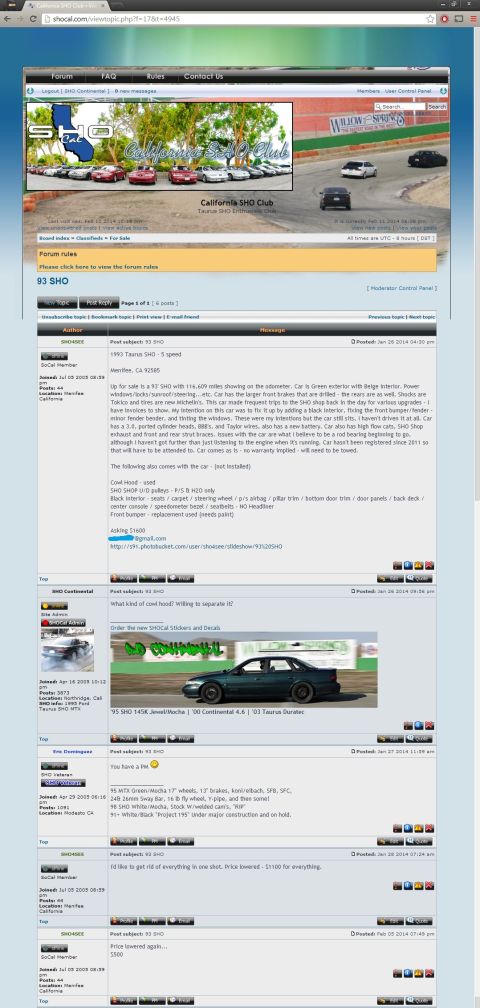1993 Ford Taurus - 1993 Ford Taurus sedan with aftermarket wheels and lowered suspension.