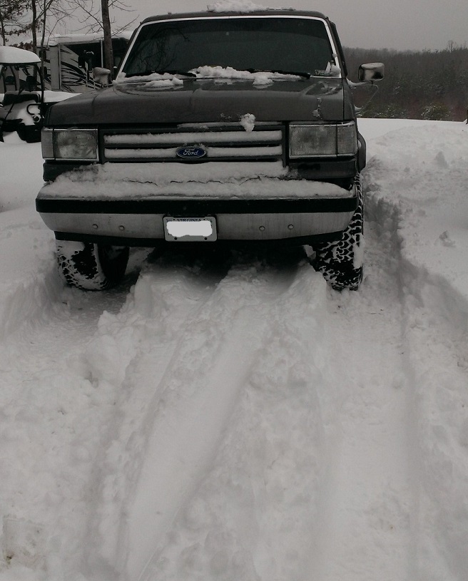 Playing in the snow