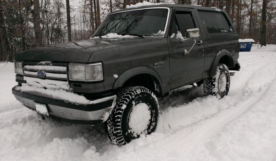 Playing in the snow