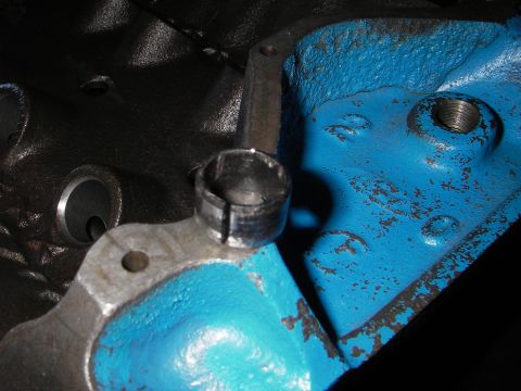 1972 Ford Ranchero - Engine part detail, likely from a Ford vehicle.