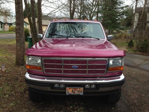 1992 Ford F-150 - Rough mock up. Not measured for proper spcing.