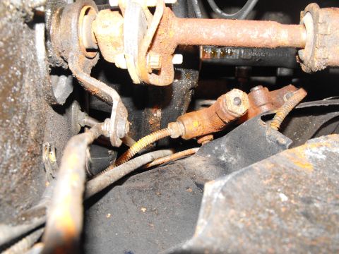 1986 Chrysler Fifth Avenue - That large fitting screwed into the proportioning valve is what stops most DIY types from replacing the lines themselves, because it's diff…