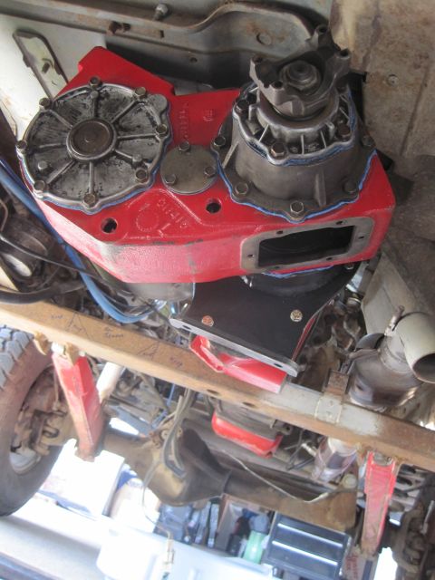 1989 Ford Bronco - Transfer case doubler assembly, likely an aftermarket upgrade for off-road vehicles.