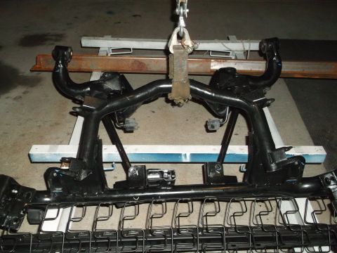 1967 Ford Mustang - IRS cradle getting ready to be shipped to Dave Stribling for modifications.