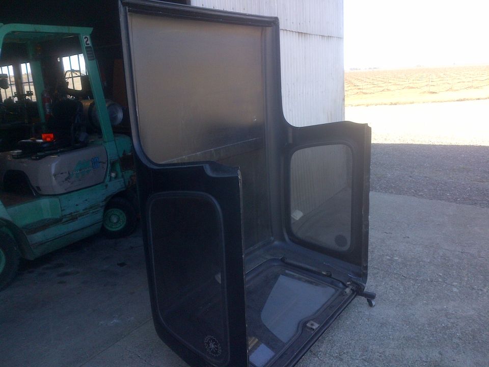 Black Jeep CJ hardtop with windows