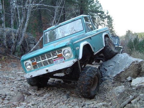 1970 Ford Bronco - just a big ol rock!