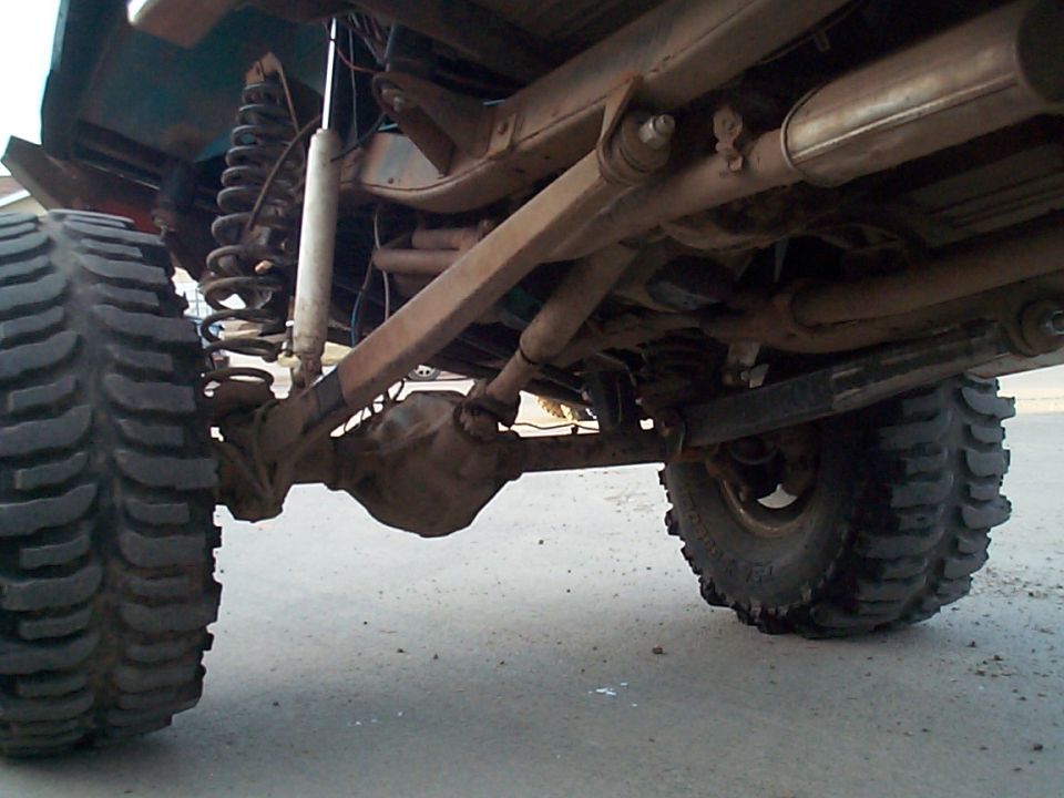 view of lengthened radius arm