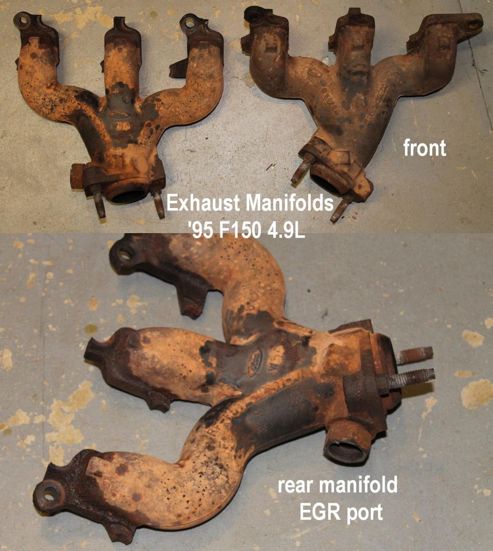 My engine's original rear & JY front exhaust manifolds have finally given out.  They're rusted where they SHOULD seal to the head, and the rear one has at least 2 cracks, so I'm looking for a new replacement set.