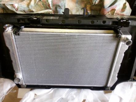 1982 Ford Bronco - A radiator part is shown, not a complete vehicle.