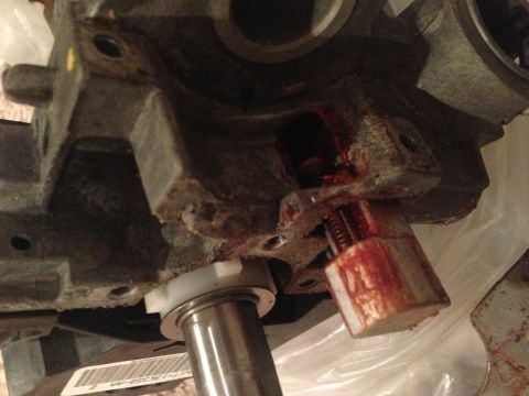 2009 Ford Crown Victoria - 3mm socket removes the interlock slide assembly.
