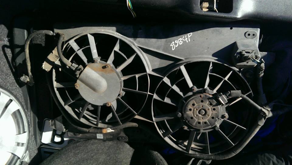 Radiator fan assembly with part number 8984P
