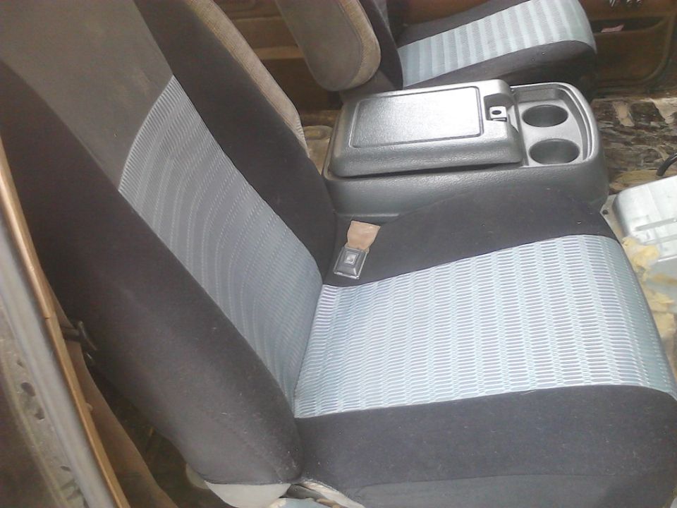 passenger side with seat covers