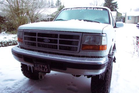 1996 Ford Bronco - Ice Bronco (freezing rain) (1/7/2004)