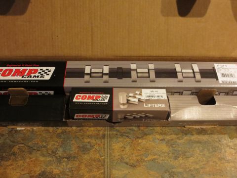 1996 Ford Bronco - New COMP Cams camshaft and lifters are packaged for installation.