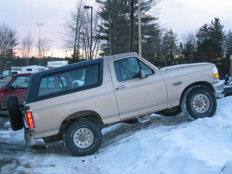 1996 Ford Bronco - It took this up at the School