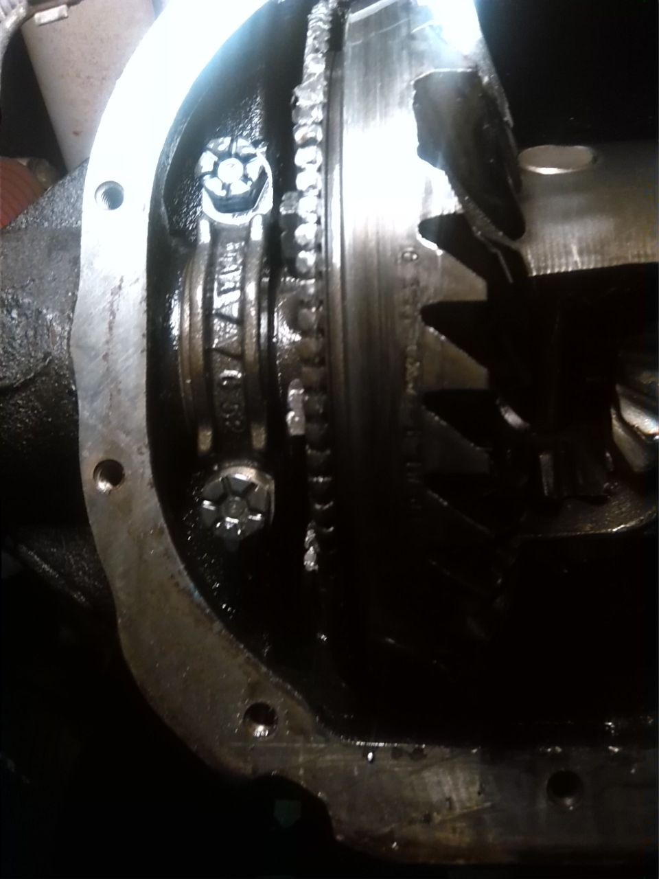 Differential gears and housing