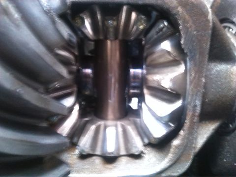 1992 Ford Bronco - Differential gears are visible in this close-up shot, showing the intricate metal components.