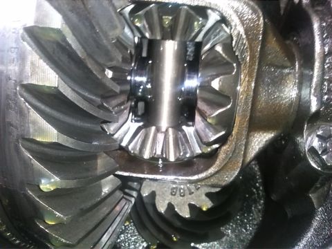 1992 Ford Bronco - Close-up view of differential gears, showing some visible markings including '18B'.