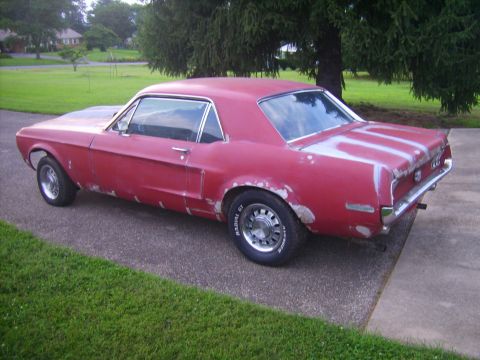 1968 Ford Mustang - This 1968 Ford Mustang coupe shows signs of recent bodywork and is ready for its next stage of restoration.