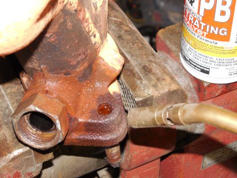 1983 Ford Bronco - Since my new manifolds had no accessories (just a plug in the front one & 2 in the rear one), I salvaged the original studs & EGR flare fit…