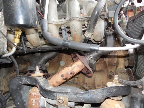 1983 Ford Bronco - Apparently, these Dorman manifolds are also compatible with the '96-only oxygen sensors. I anti-siezed the plugs & reinstalled them tightly…
