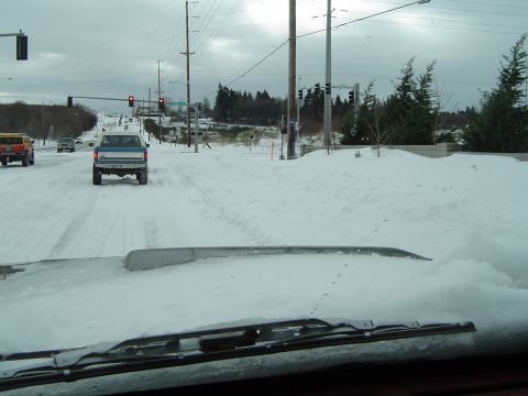 1989 Ford Bronco - Another big snow drift