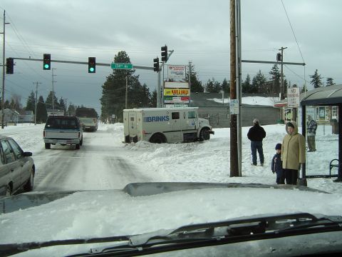 1989 Ford Bronco - Stuck armored truck