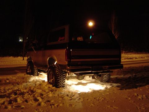 1989 Ford Bronco - Rock lights
