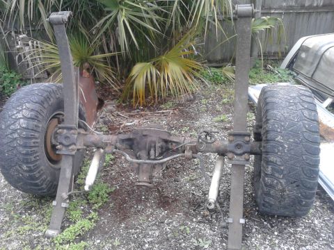 1996 Ford Bronco - Day 5: Got front and rear axle, steering, suspension and wiring harnesses pulled. Fuel tank, hitch and rear bumper removed. Most of the fra…