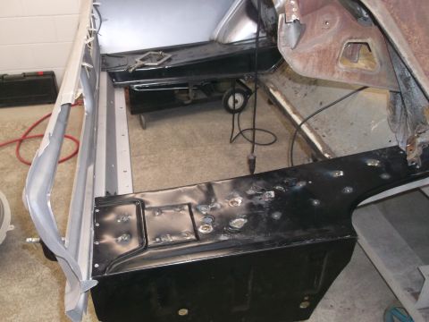 1967 Ford Mustang - Right & left trunk floor with drop-offs, rear trunk filler panel & Shelby steel tail light panel. Quality & fit are fantastic for after-mar…