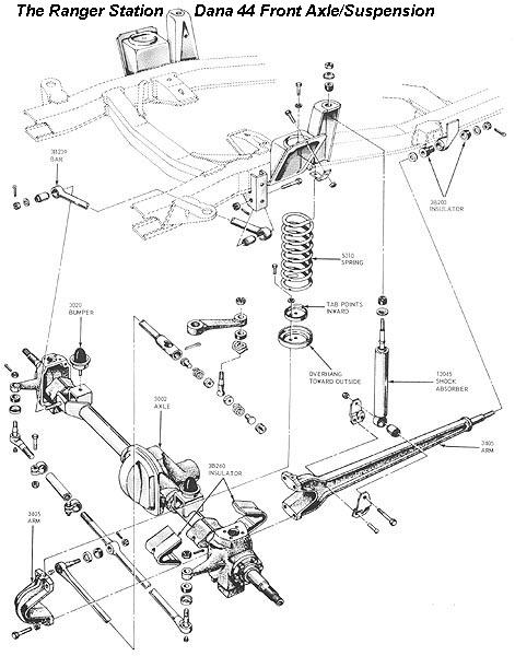 1992 Ford Bronco - Front axle suspension from a '78/'79 Ford Bronco or 4x4 P/U.