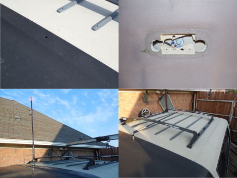 1983 Ford Bronco - After a lot of hemming & hawing, I decided to punch a hole in the roof for the Cobra 75WXST 's antenna mount, which is a [url=https://www.a…