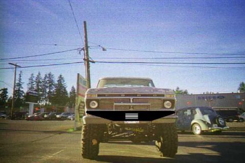 1976 Ford F-150 - Beginnings of front bumpber. Not sure if I will do it baja style, or do a full exo-skeleton.