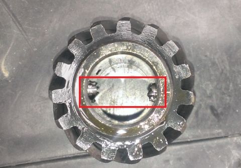 1988 Ford Bronco - Locking pin sheared off of the distributor's gear.